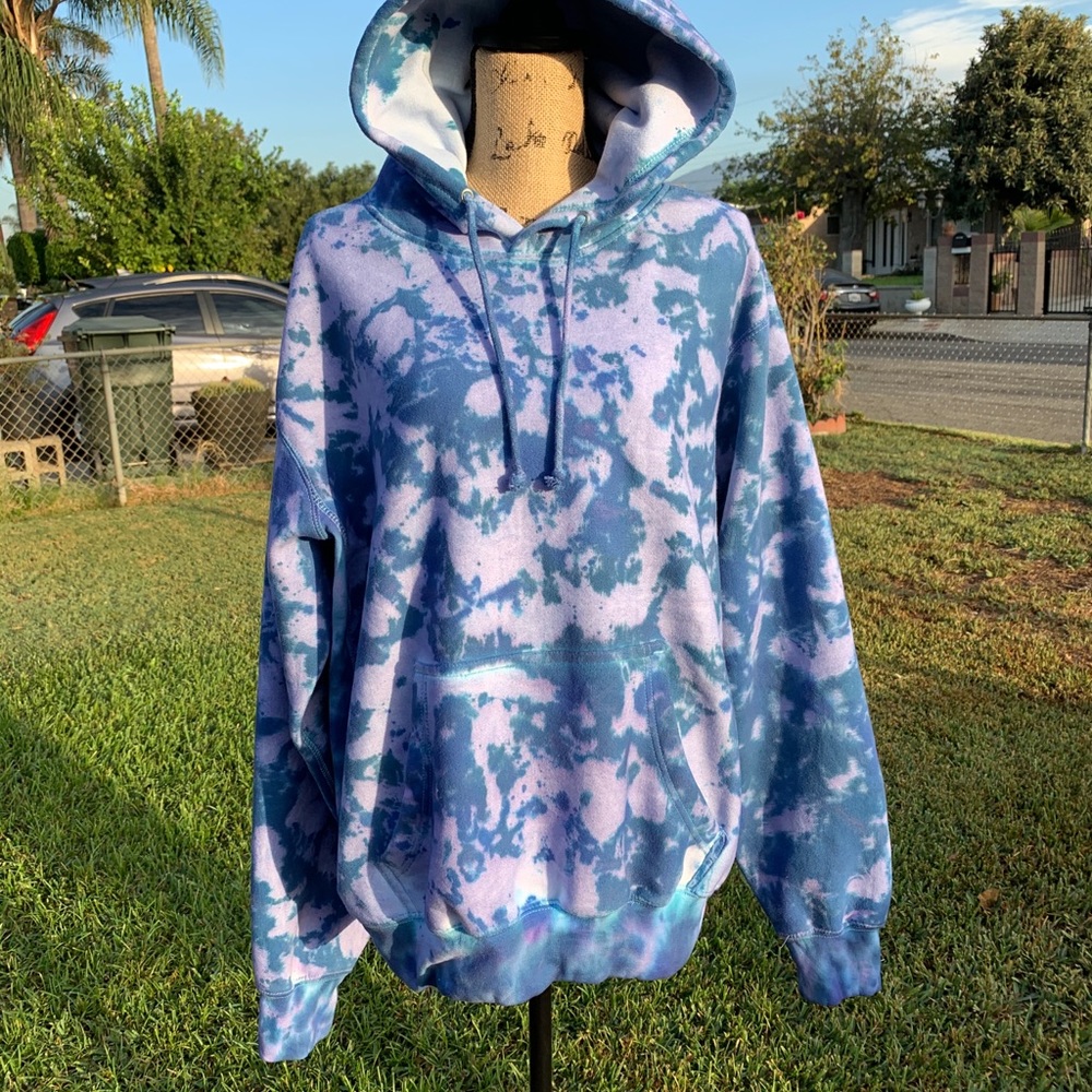 Custom tye dye hoodie